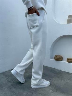 3 iplik Şardonlu Basic Takım Beyaz