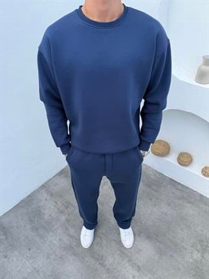 3 iplik Şardonlu Basic Takım Lacivert