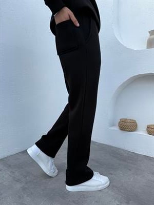 3 iplik Şardonlu Basic Takım Siyah