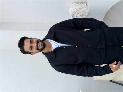 3 İplik Şardonlu Oversize Takım (Stoper Paça) Lacivert