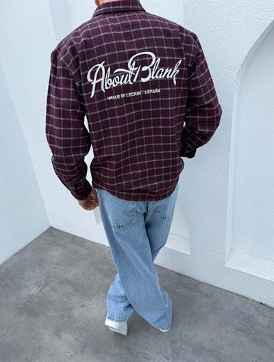 Aboult Baskı Gömlek- Süper Baggy Jean Bordo
