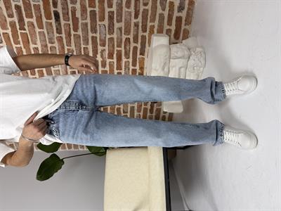 Baggy Kalıp Kot Pantolon Buz Mavi