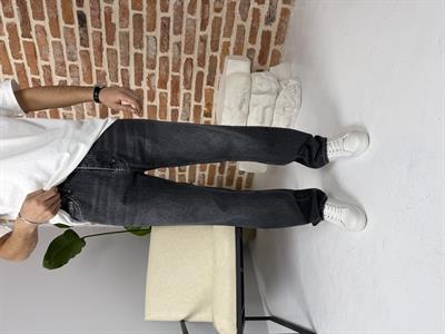 Baggy Kalıp Kot Pantolon Antrasit