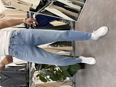 Boyfriend Kot Pantolon Açık Mavi