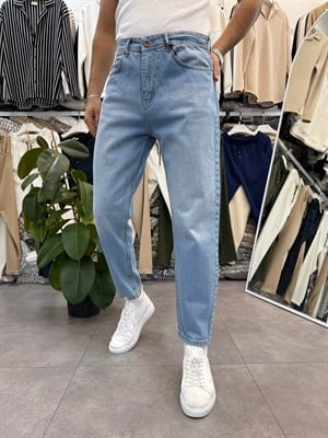 Boyfriend Kot Pantolon Açık Mavi