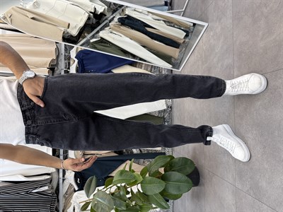 Boyfriend Kot Pantolon Antrasit