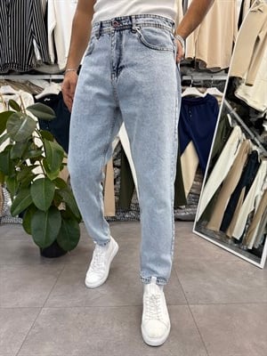 Boyfriend Kot Pantolon Buz Mavi