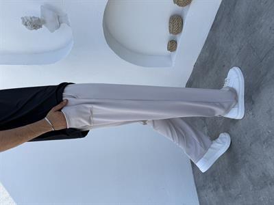 Burgu Desen Baggy Pantolon Gri
