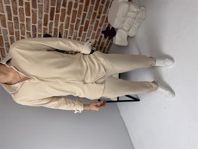 Bürümcük Gömlek Takım Bej