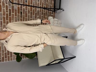 Bürümcük Gömlek Takım Bej