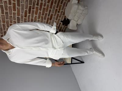 Bürümcük Gömlek Takım Beyaz