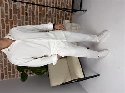 Bürümcük Gömlek Takım Beyaz