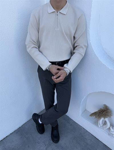 Çelik Örme Premium Kazak Bej