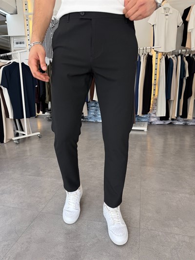 Dilli Regular Kumaş Pantolon Siyah