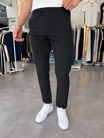 Dilli Regular Kumaş Pantolon Siyah