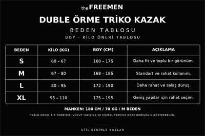 Duble Örme Triko Kazak Lacivert
