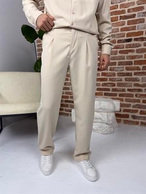 DubleFace Gömlek Takım Bej