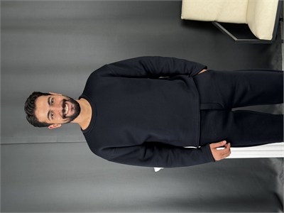 3 İplik Basic Oversize Takım Lacivert