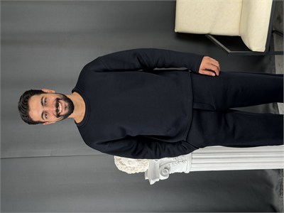 3 İplik Basic Oversize Takım Lacivert