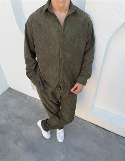 İthal Kadife Takım Yeşil