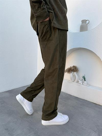 İthal Kadife Takım Yeşil