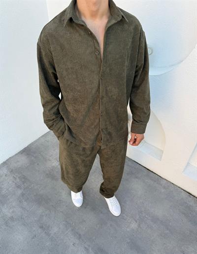 İthal Kadife Takım Yeşil