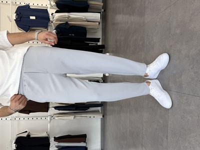 İthal Krep Boyfriend Pantolon Gri