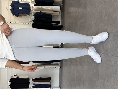 İthal Krep Boyfriend Pantolon Gri