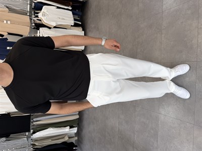 İthal Örme Reglan Kol Tişört Siyah