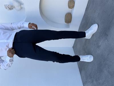 Kışlık Gramajlı Likralı Kumaş Pantolon Lacivert