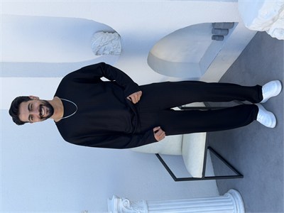 Longsleeve Oysh Kumaş Takım Siyah