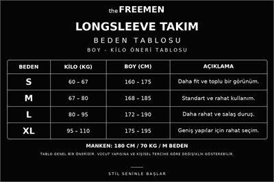 Longsleeve Oysh Kumaş Takım Siyah