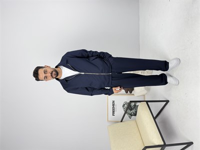 Mevsimlik Takım Oversize Likralı Lacivert