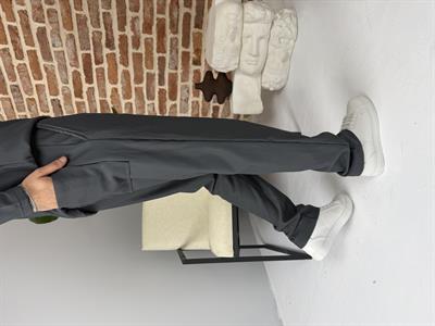 Ottoman Kumaş Apaş Yaka Takım Antrasit