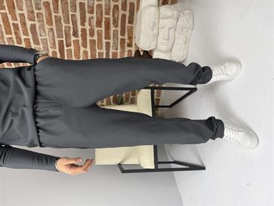 Ottoman Kumaş Apaş Yaka Takım Antrasit