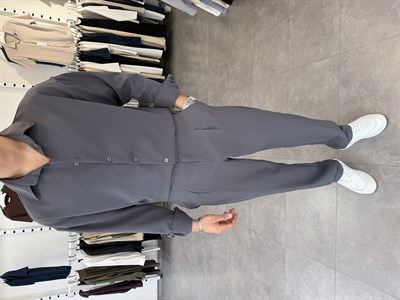 Oversize Duble Takım Antrasit