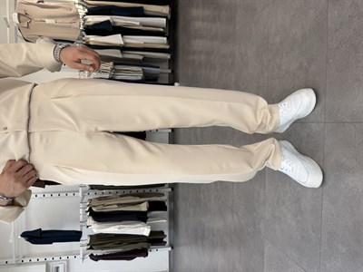 Oversize Duble Takım Bej