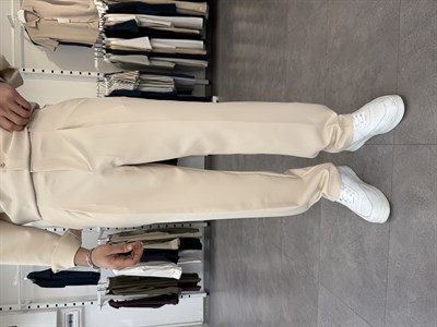 Oversize Duble Takım Bej