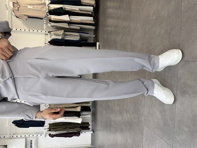 Oversize Duble Takım Gri