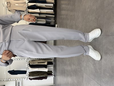 Oversize Duble Takım Gri