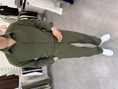 Oversize Duble Takım Haki