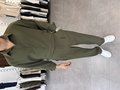 Oversize Duble Takım Haki