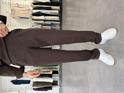 Oversize Duble Takım Kahve