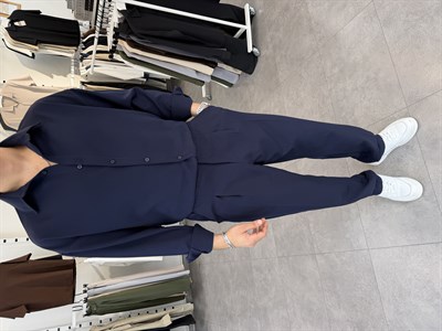 Oversize Duble Takım Lacivert