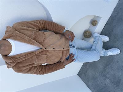 Peluş Ceket Kiremit