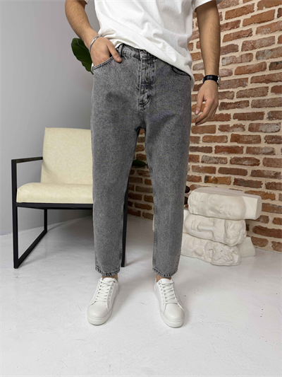 Premium Boyfriend Jean Açık Antrasit