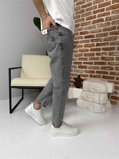 Premium Boyfriend Jean Açık Antrasit