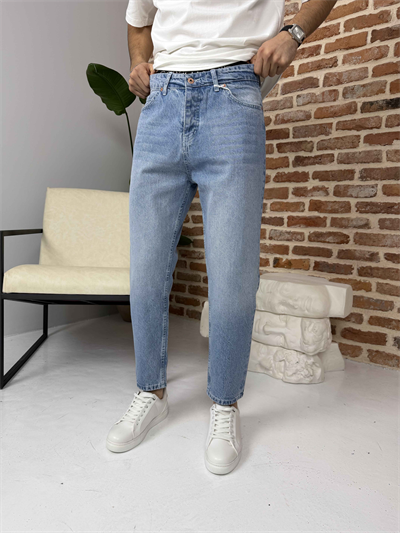 Premium Boyfriend Jean Açık Mavi