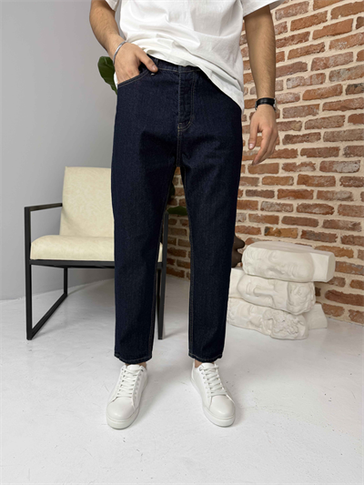 Premium Boyfriend Jean Lacivert