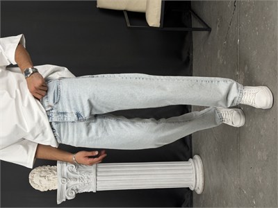 Premium Regular Kalıp Denim Pantolon Buz Mavi